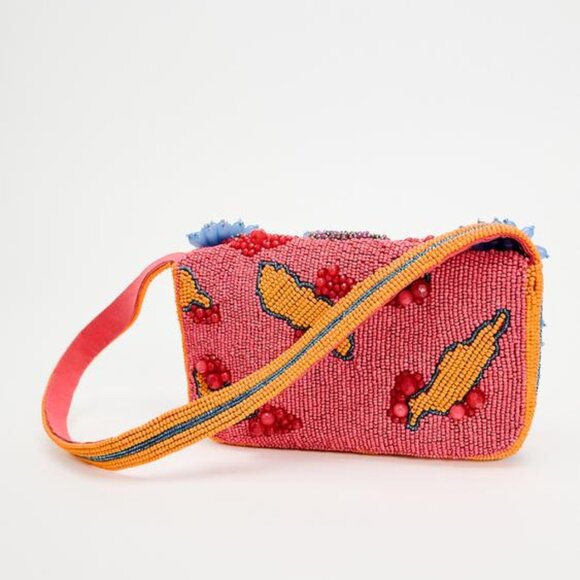 BEADED SHOULDER BAG - Picture 4 of 5